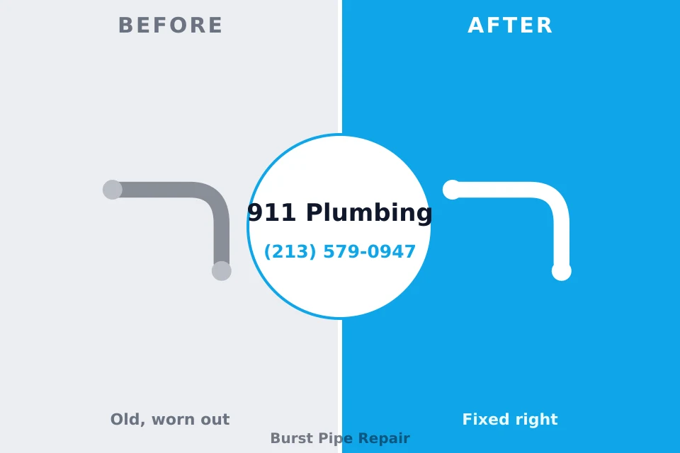 Before and after: plumbing company Crestwood, KY